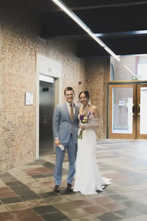 Trouwfoto — Evi & Ruben in het stadhuis